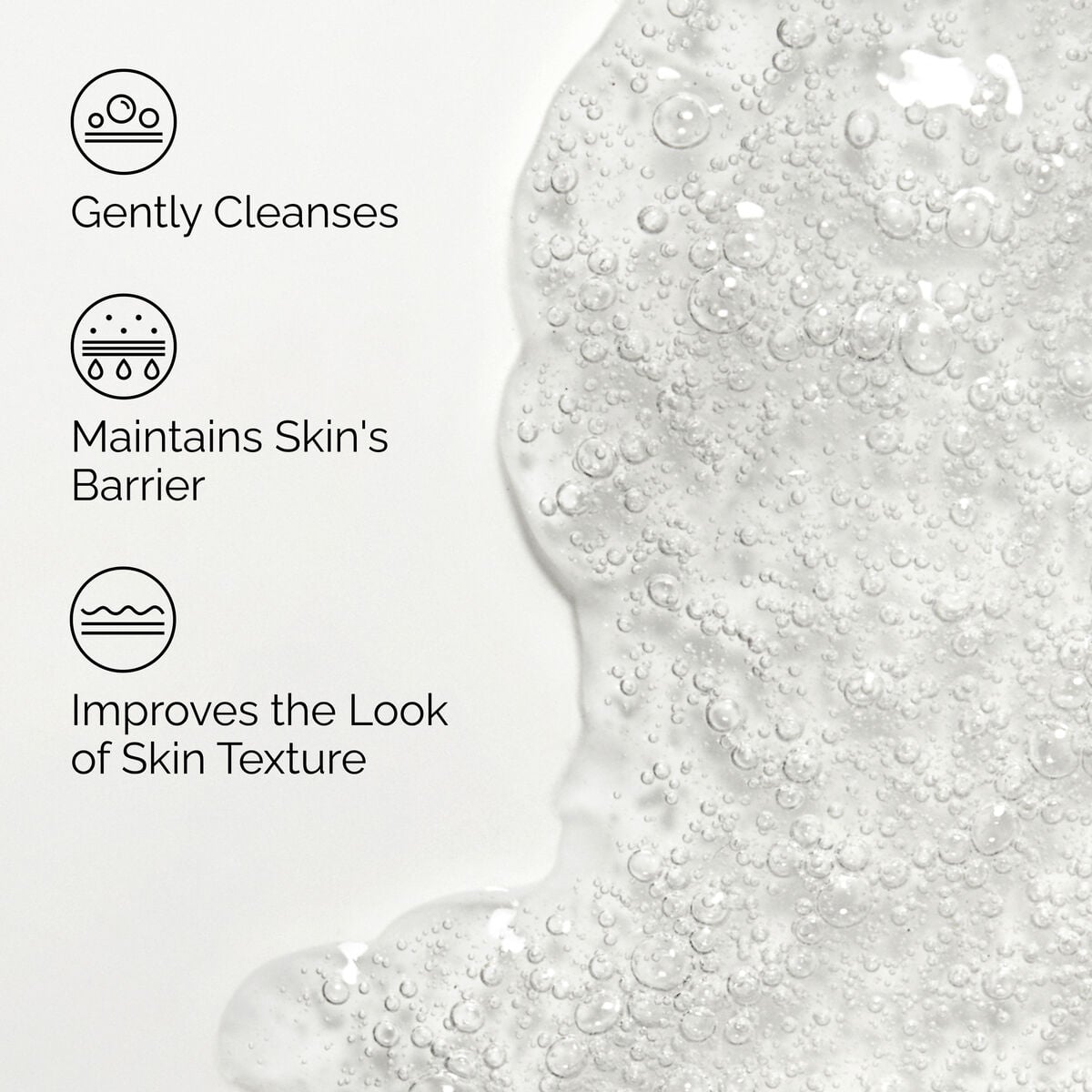 Glucoside Foaming Cleanser Gentle Cleansing Care H2