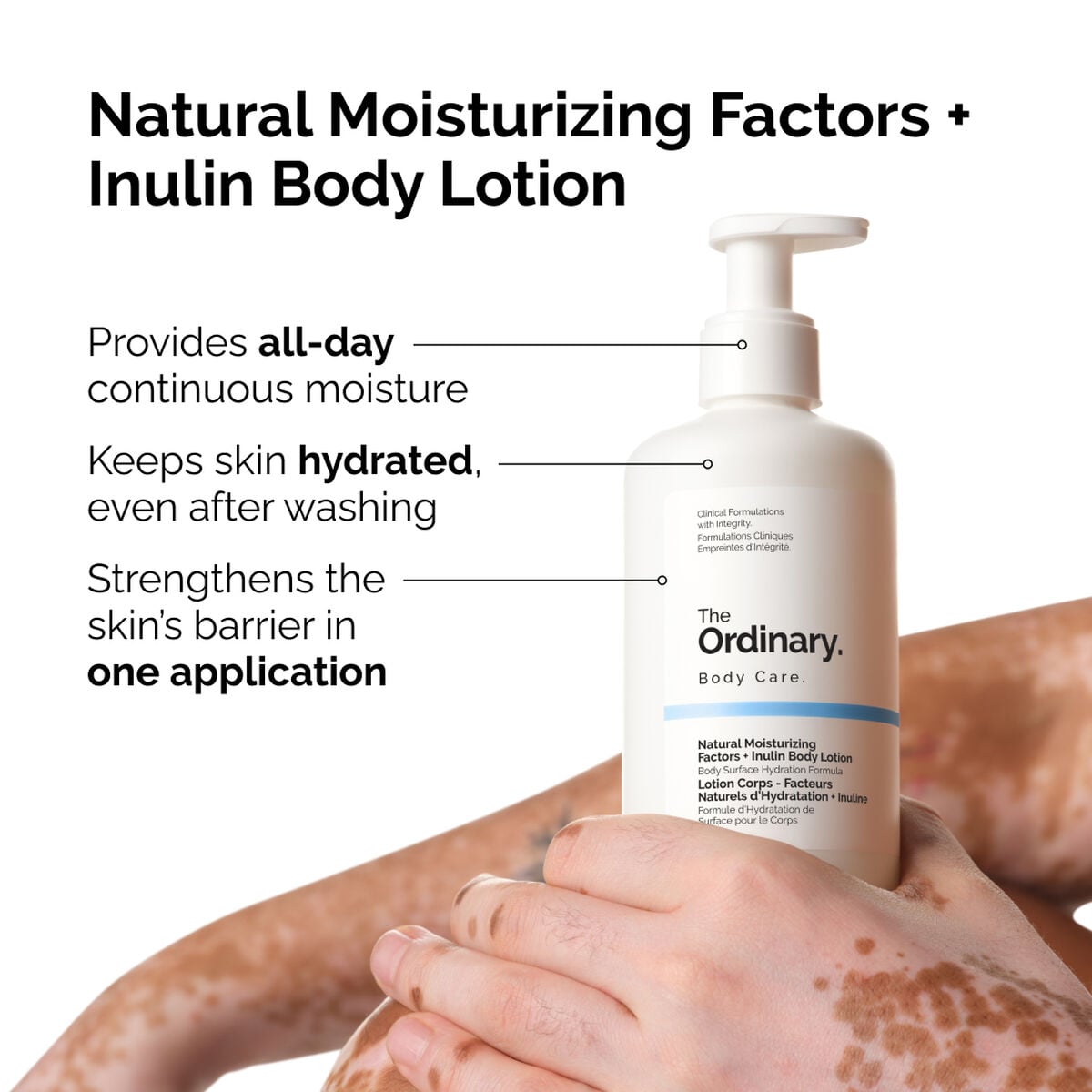 Natural Moisturizing Factors + Inulin Body Lotion Daily Treatment Ritual B8