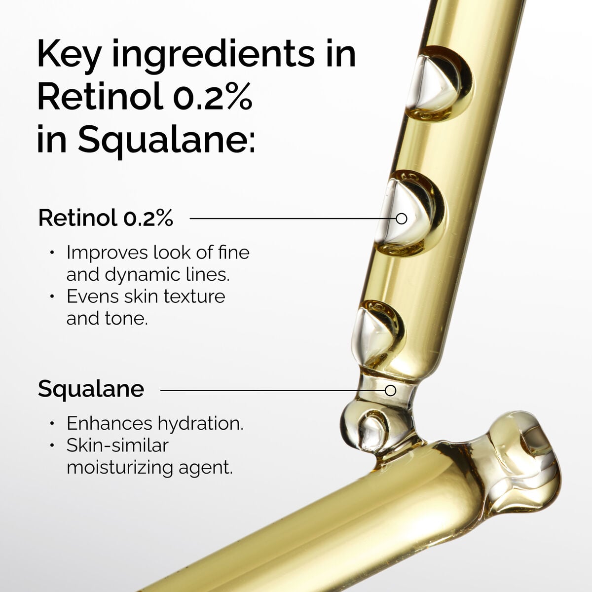 Retinol in Squalane Targeted Serum Care H8