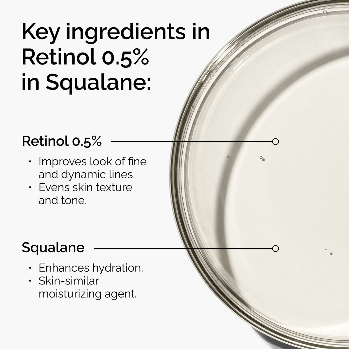 Retinol in Squalane Targeted Serum Care Y2