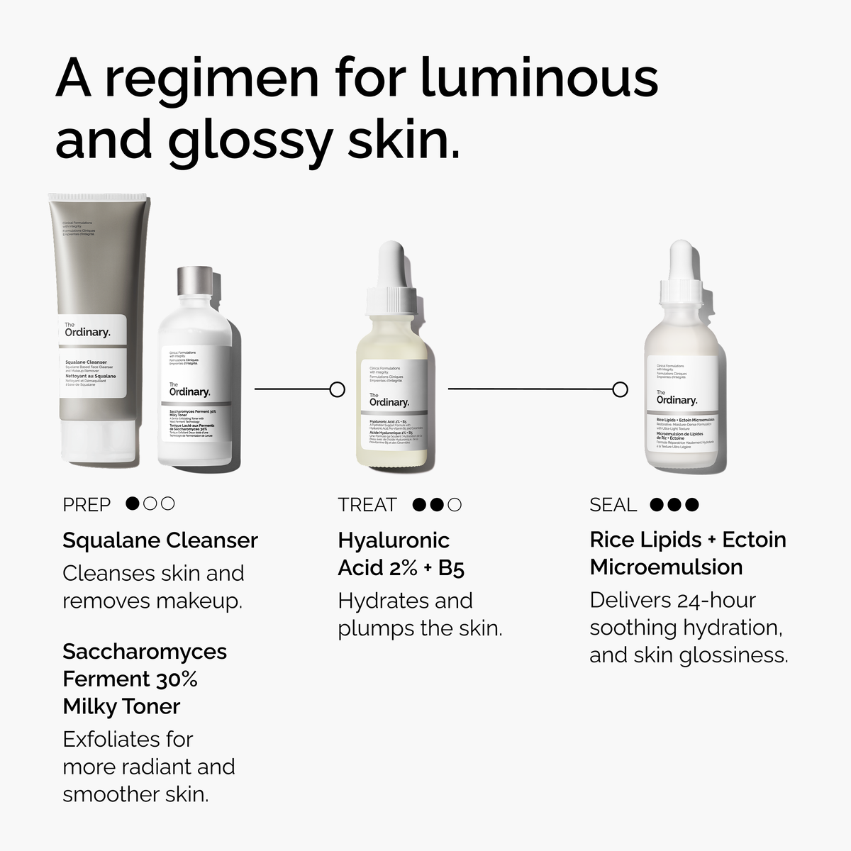 Rice Lipids + Ectoin Microemulsion Curated Care Set L1