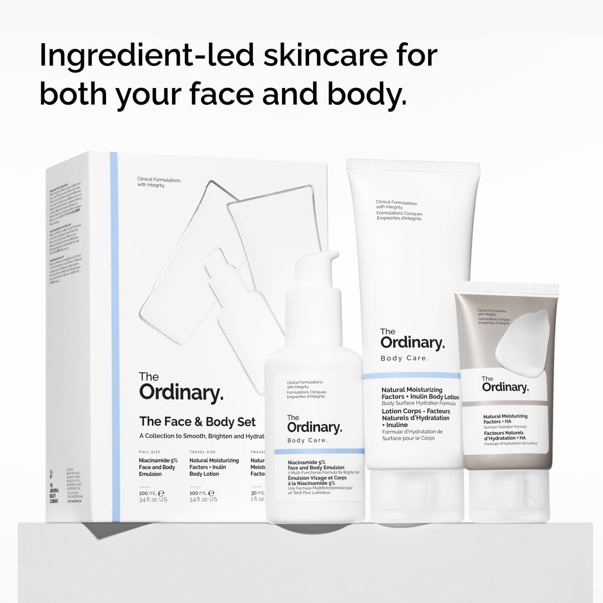 The Face & Body Set Curated Care Set H4