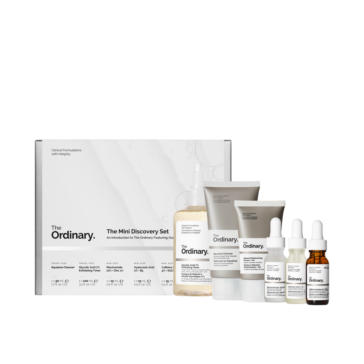 The Mini Discovery Set Curated Care Set K1