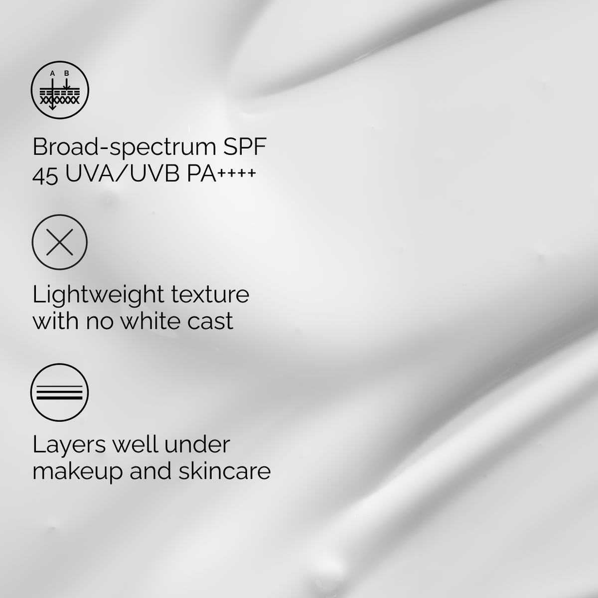 UV Filters SPF 45 Serum Targeted Serum Care A1